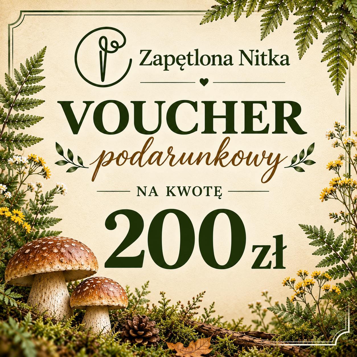 VOUCHER PODARUNKOWY O WARTOŚCI 200ZŁ 0
