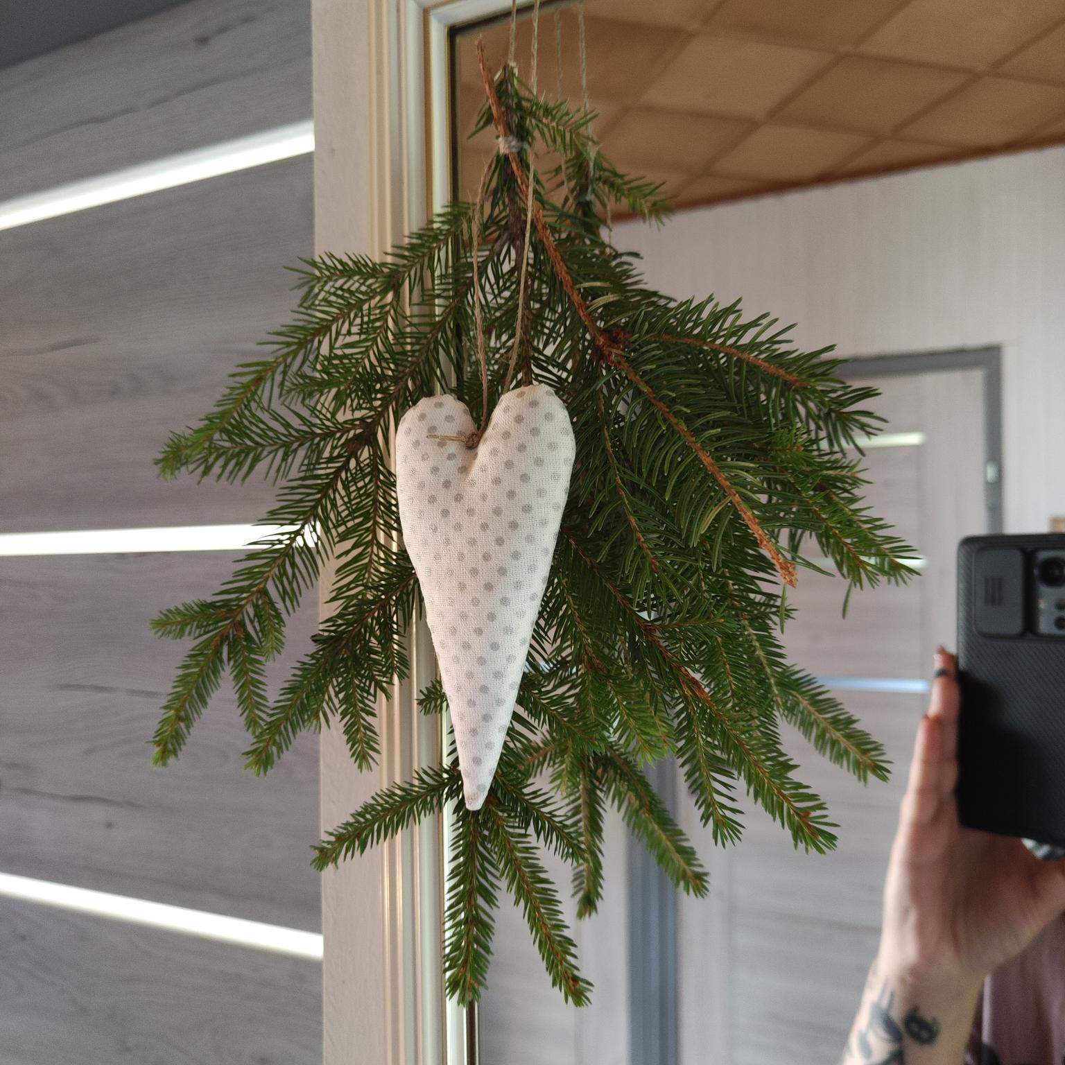 ZAWIESZKI BOMBKI CHOINKOWE SERDUSZKA 4