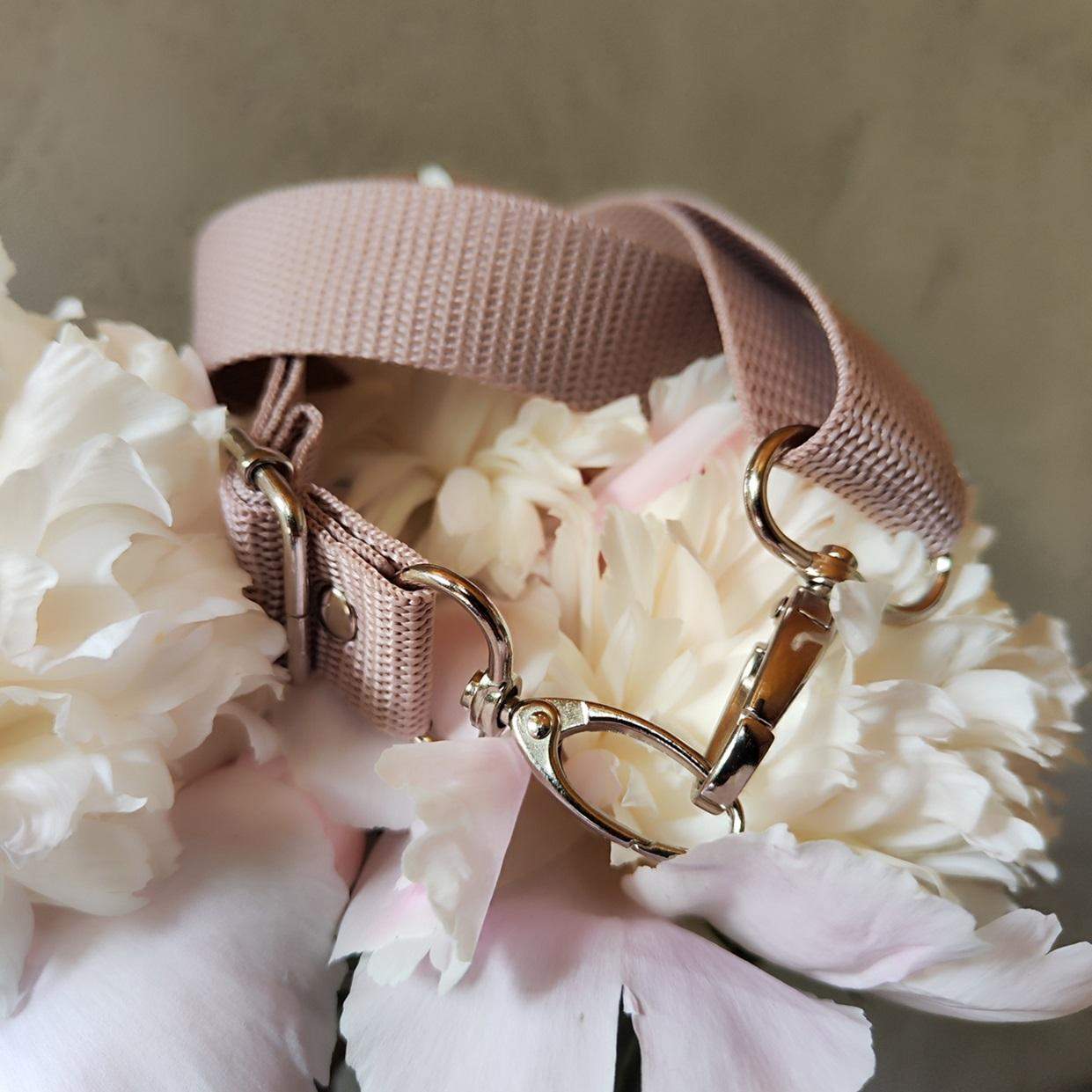 PASEK DO NERKI BRUDNY RÓŻ 1