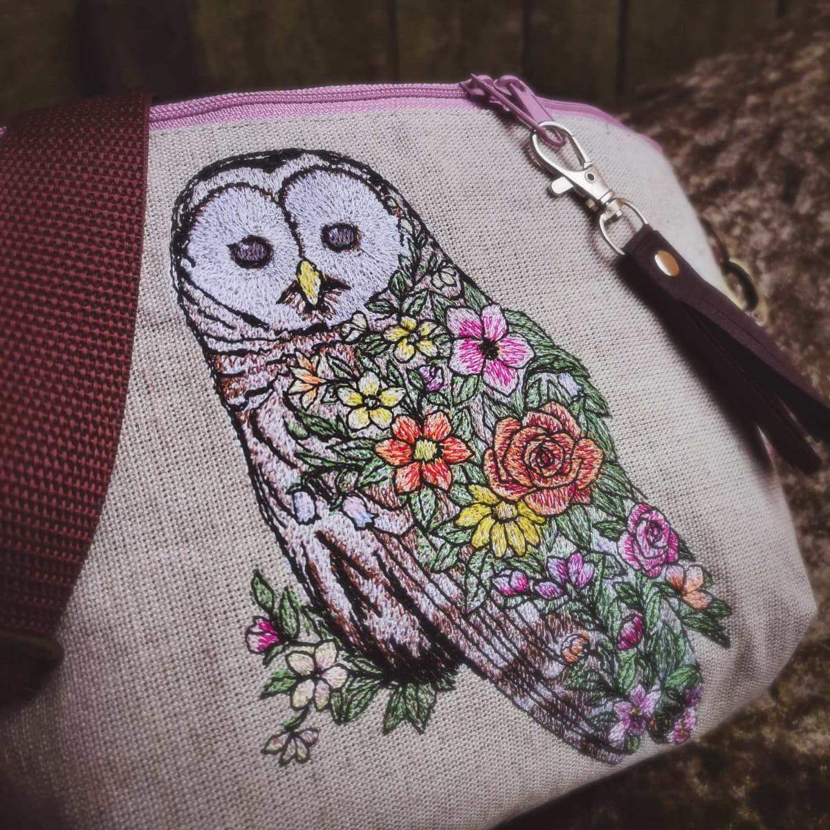 NERKA XXL KWIATOWA SOWA 0