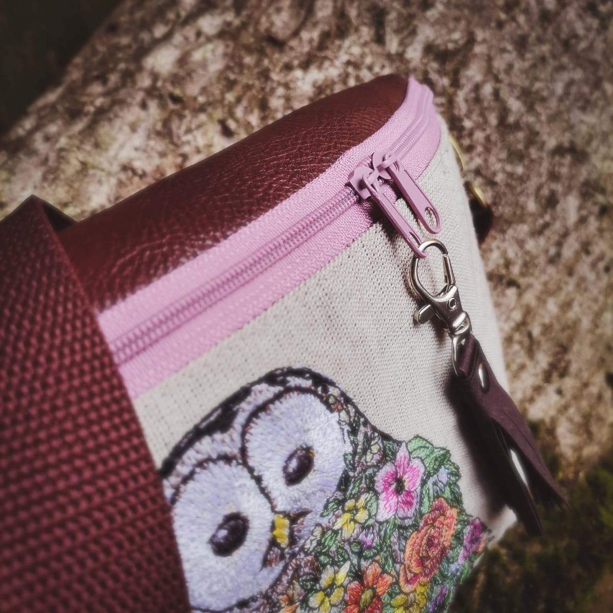 NERKA XXL KWIATOWA SOWA 1