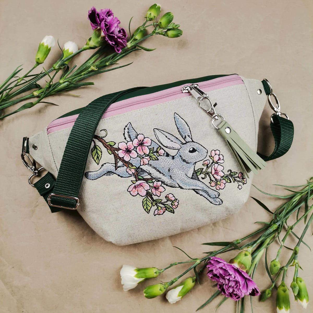 NERKA XXL ZAJĄC W KWIATACH 1