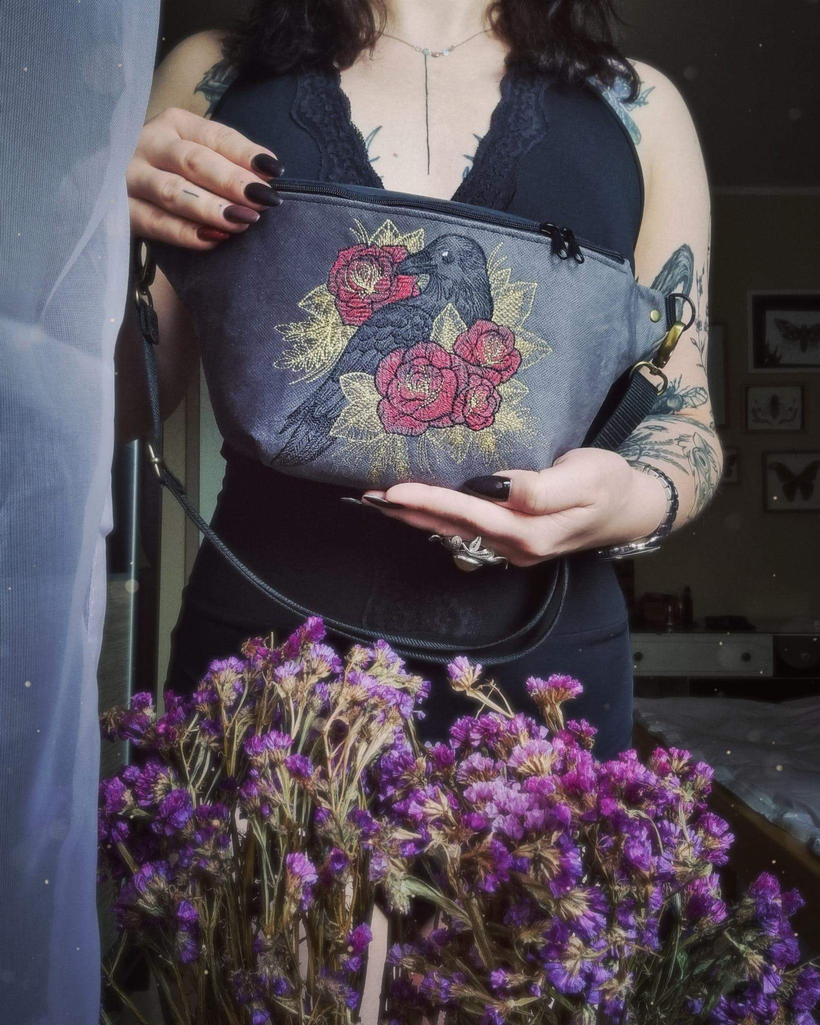 NERKA XXL KRUK W RÓŻACH 2