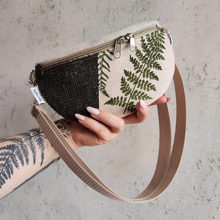 NERECZKA PÓŁKSIĘŻYC LIŚĆ PAPROCI 0