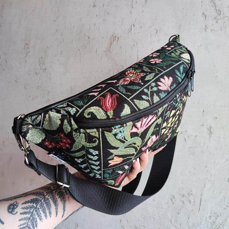 NERKA GIGANT UNIKAT KWIATY ŻAKARD 1