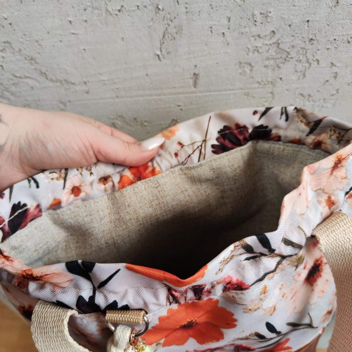 PLECAKO TOREBKA SUSZONE KWIATY 5