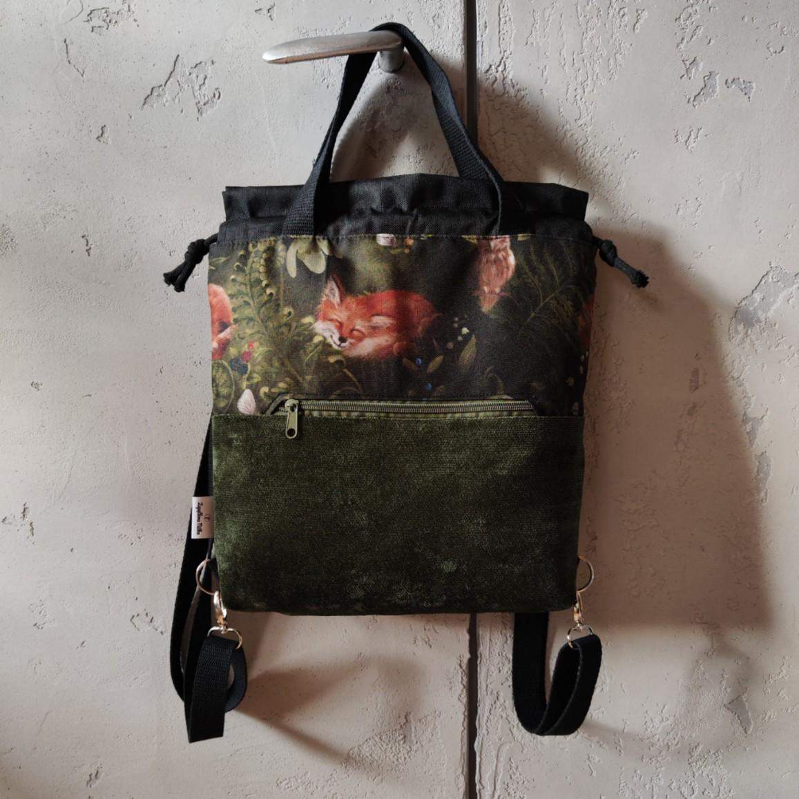 PLECAKO TOREBKA LISEK W PAPROCIACH 0