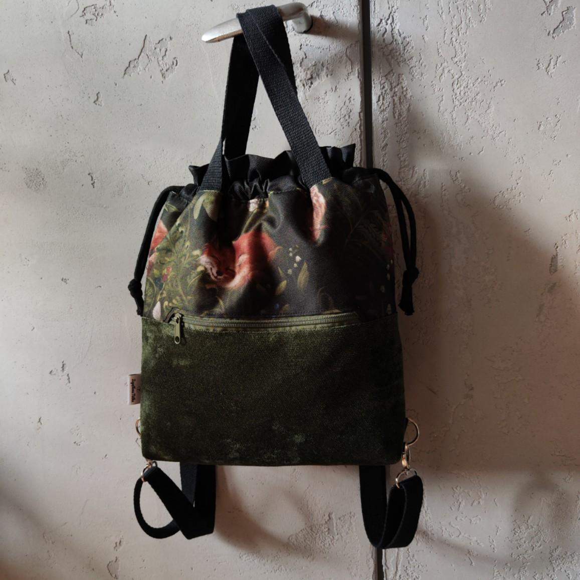 PLECAKO TOREBKA LISEK W PAPROCIACH 1