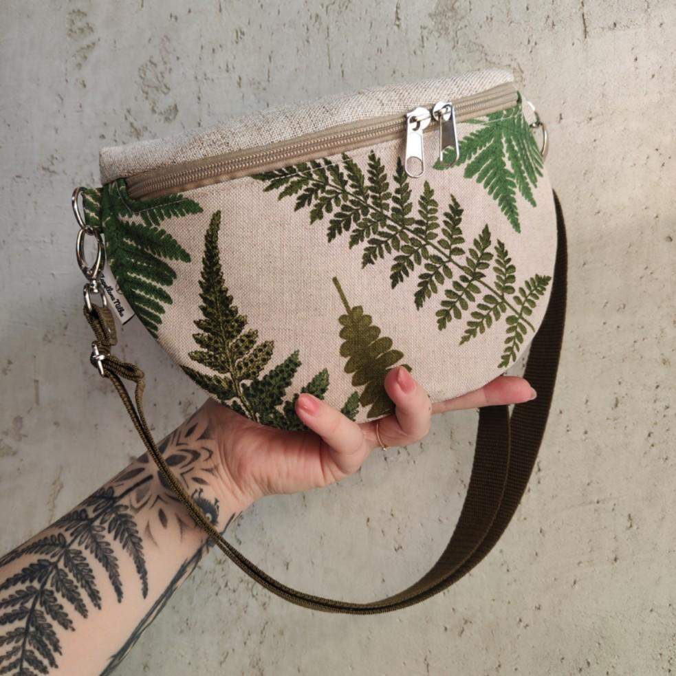 NERKA PÓŁKSIĘŻYC LIŚCIE PAPROCI 0