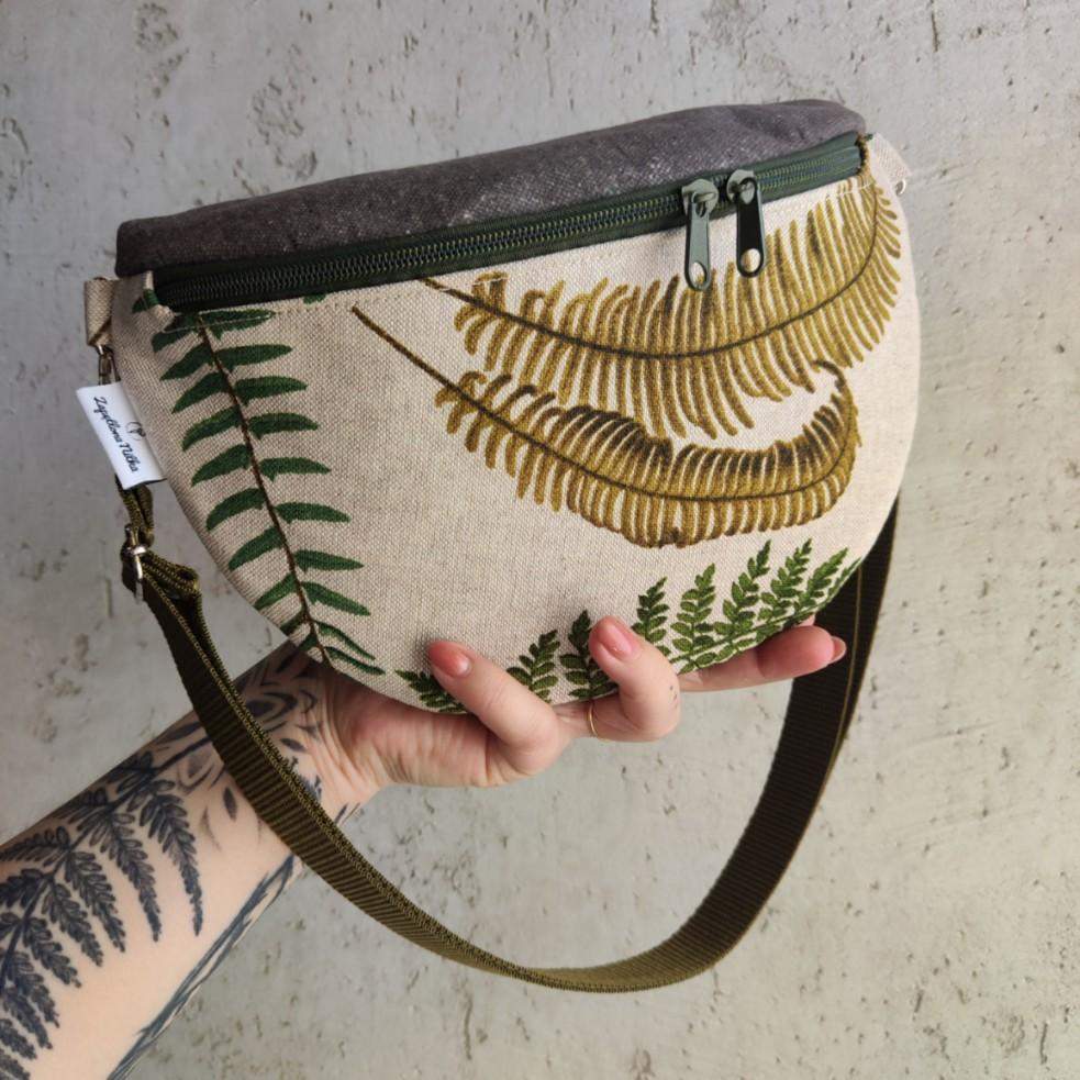 NERKA PÓŁKSIĘŻYC LIŚCIE PAPROCI 0