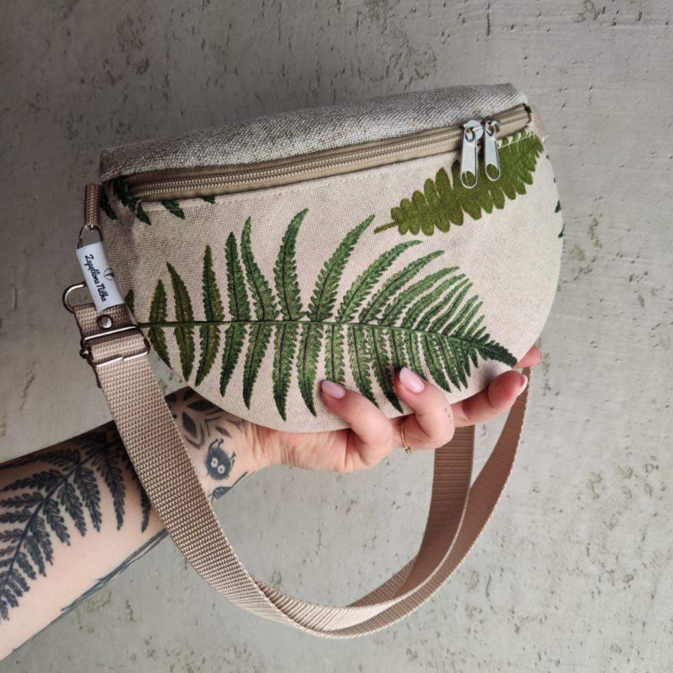 NERKA PÓŁKSIĘŻYC LIŚCIE PAPROCI 0