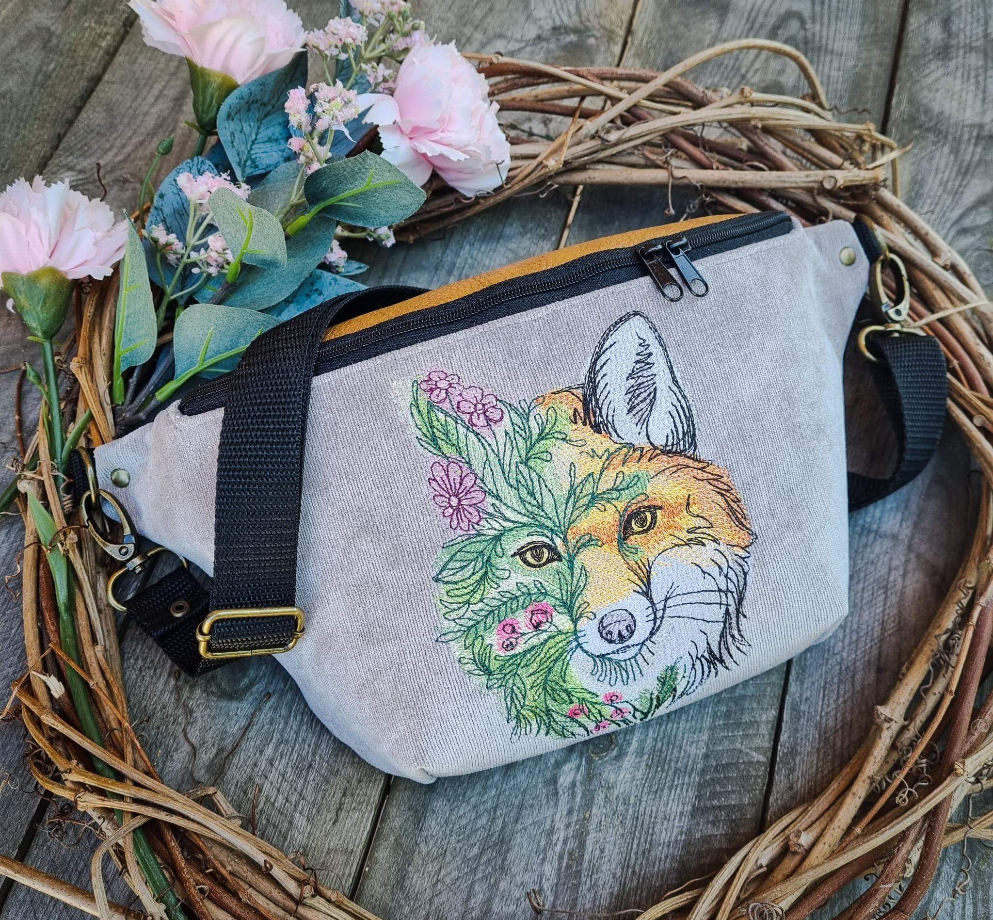 NERKA XXL KWIATOWY LISEK 1