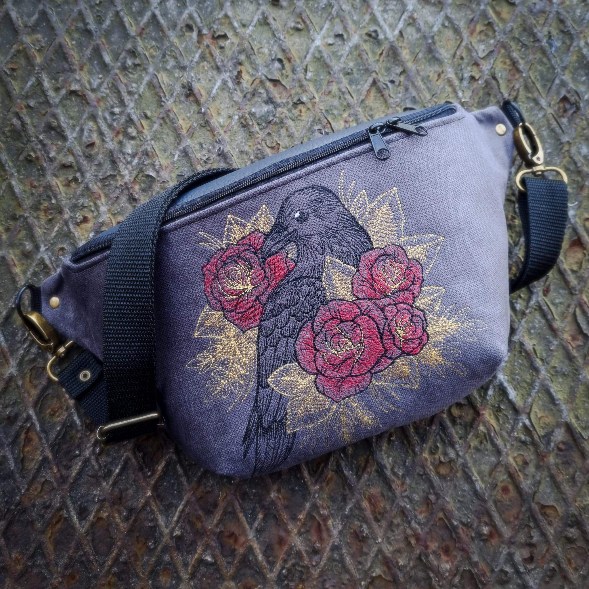 NERKA XXL KRUK W RÓŻACH 3