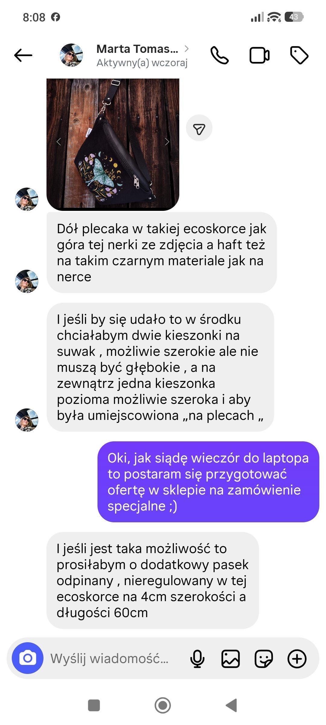 ZAMÓWIENIE SPECJALNE PLECAK 2